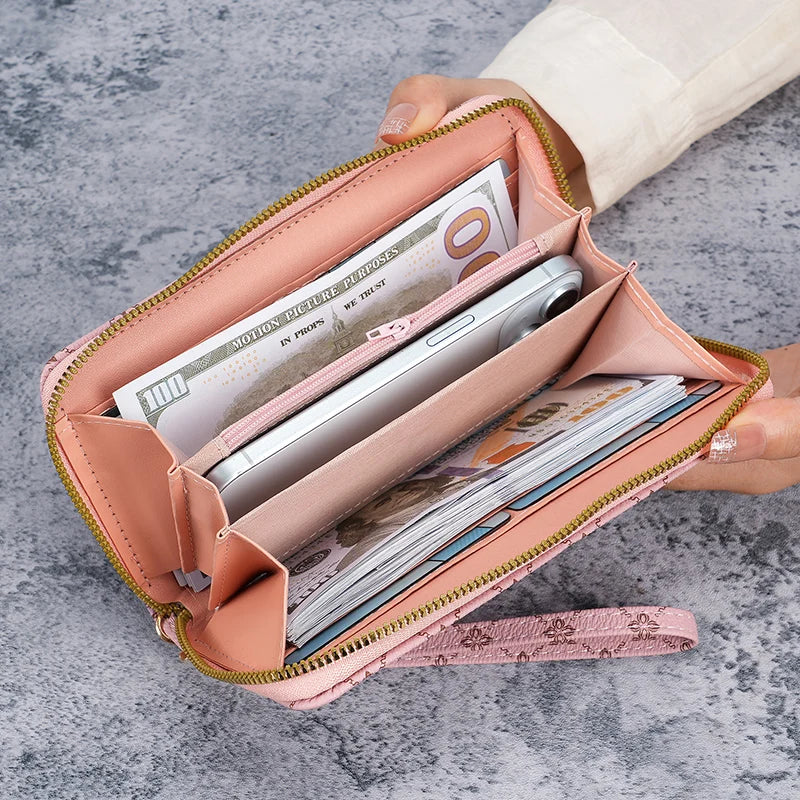 Women's Long Multifunctional Wallet Clutch | Large Capacity Card Holder Purse 4 Colors