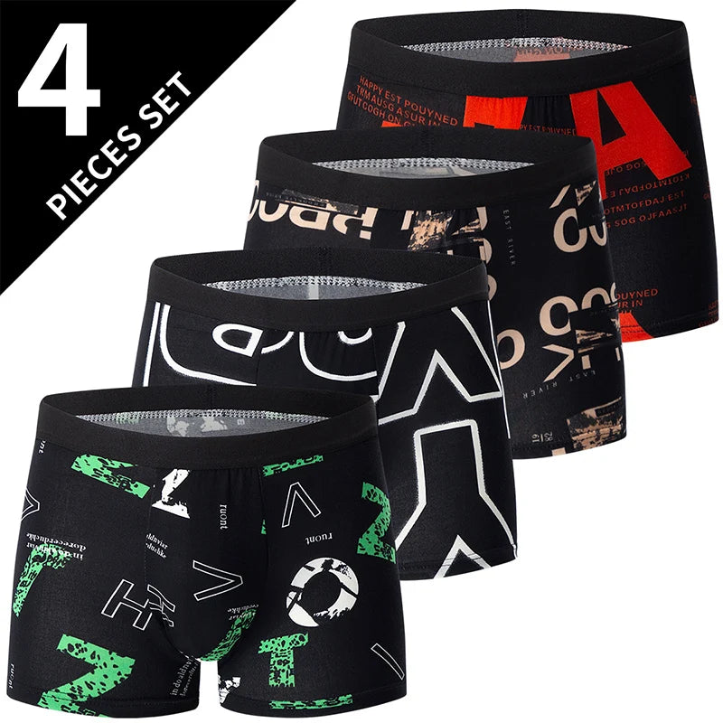 Men's Printed Boxer Shorts – 4-Pack or 10-Pack