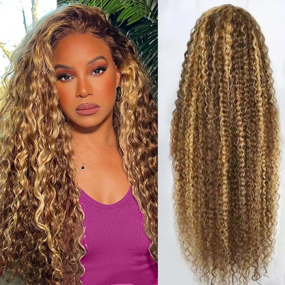 Deep Wave Lace Front Wig – 250% Density | Brazilian Human Hair | 13x4, 13x6 & 5x5