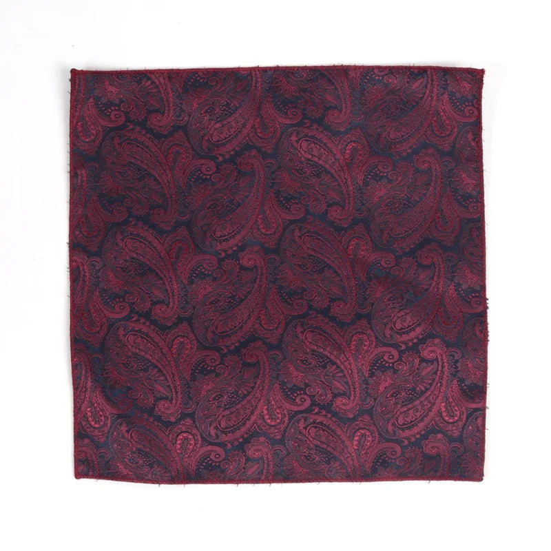 Paisley & Striped Jacquard Necktie Set – Wedding & Business
