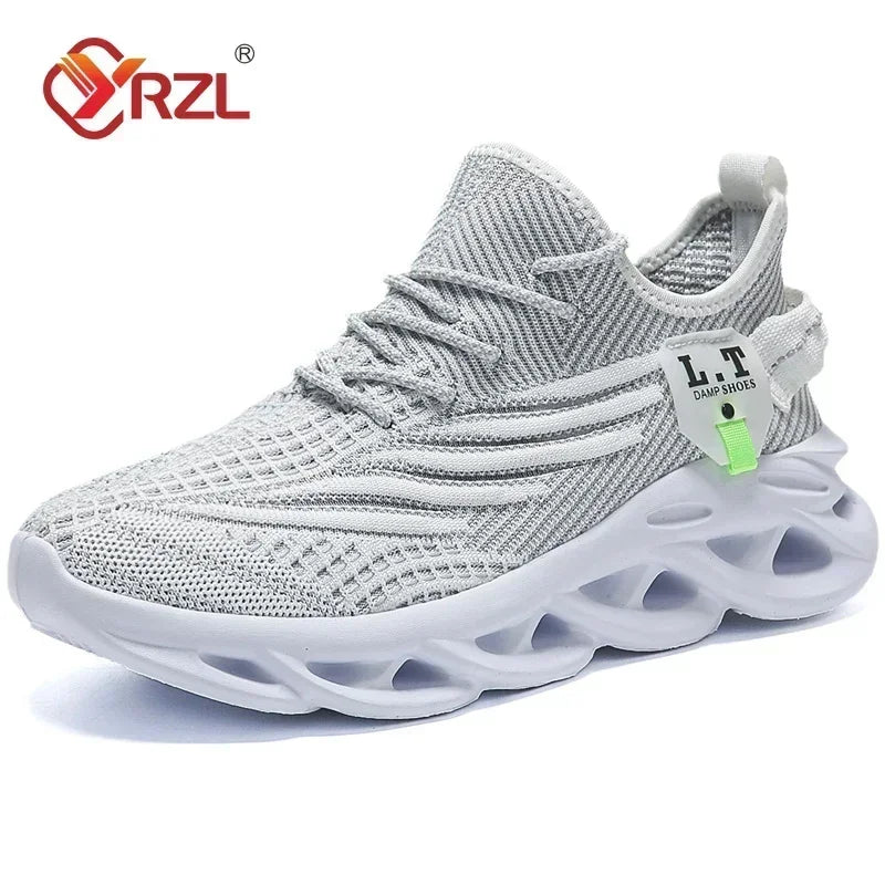Zapatillas de running de malla transpirable para hombre | Zapatos informales ligeros con absorción de impactos