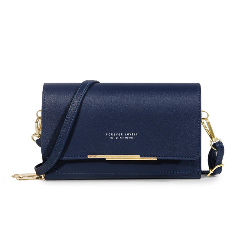 Korean Style Multi-Card Wallet Bag — Large Capacity Phone Pocket Shoulder Bag