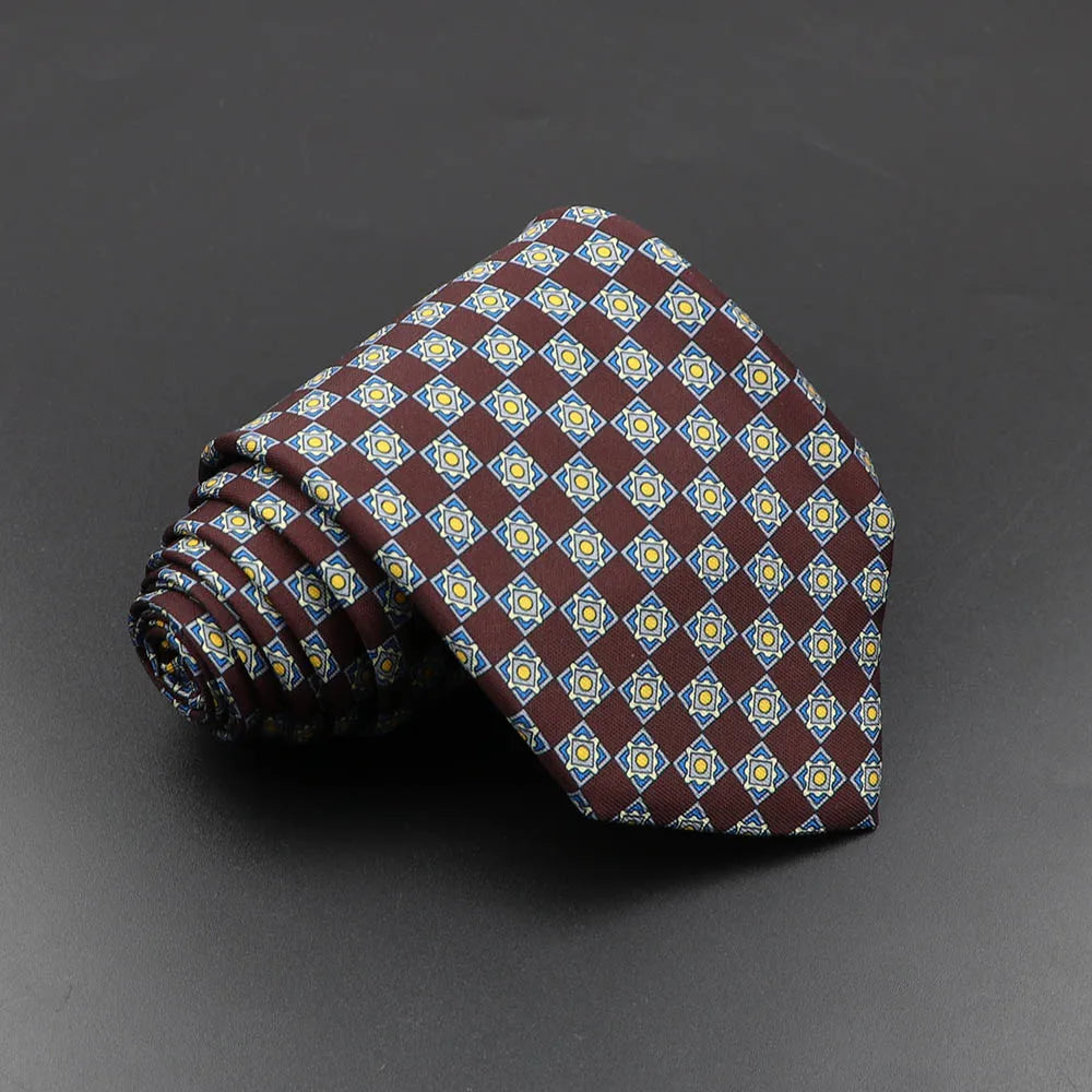 Silk Necktie — Soft Novelty Tie in Bold Patterns & Colors