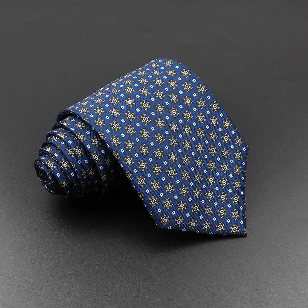 Silk Necktie — Soft Novelty Tie in Bold Patterns & Colors