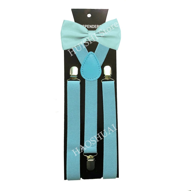 Unisex Elastic Suspenders with Bow Tie Option | The Daily Drop