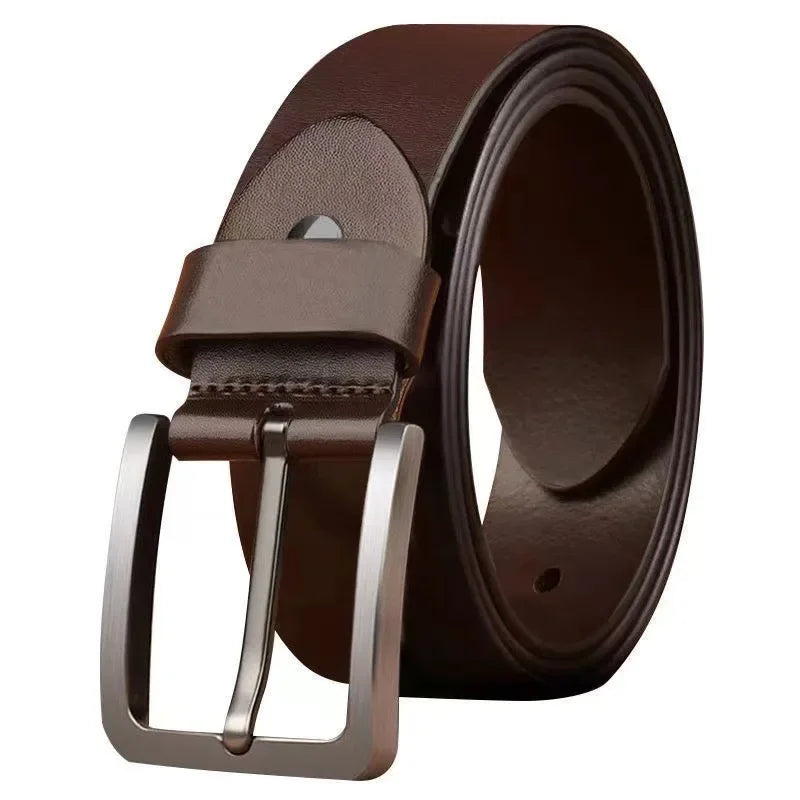 Men's Alloy Buckle PU Leather Belt | The Daily Drop