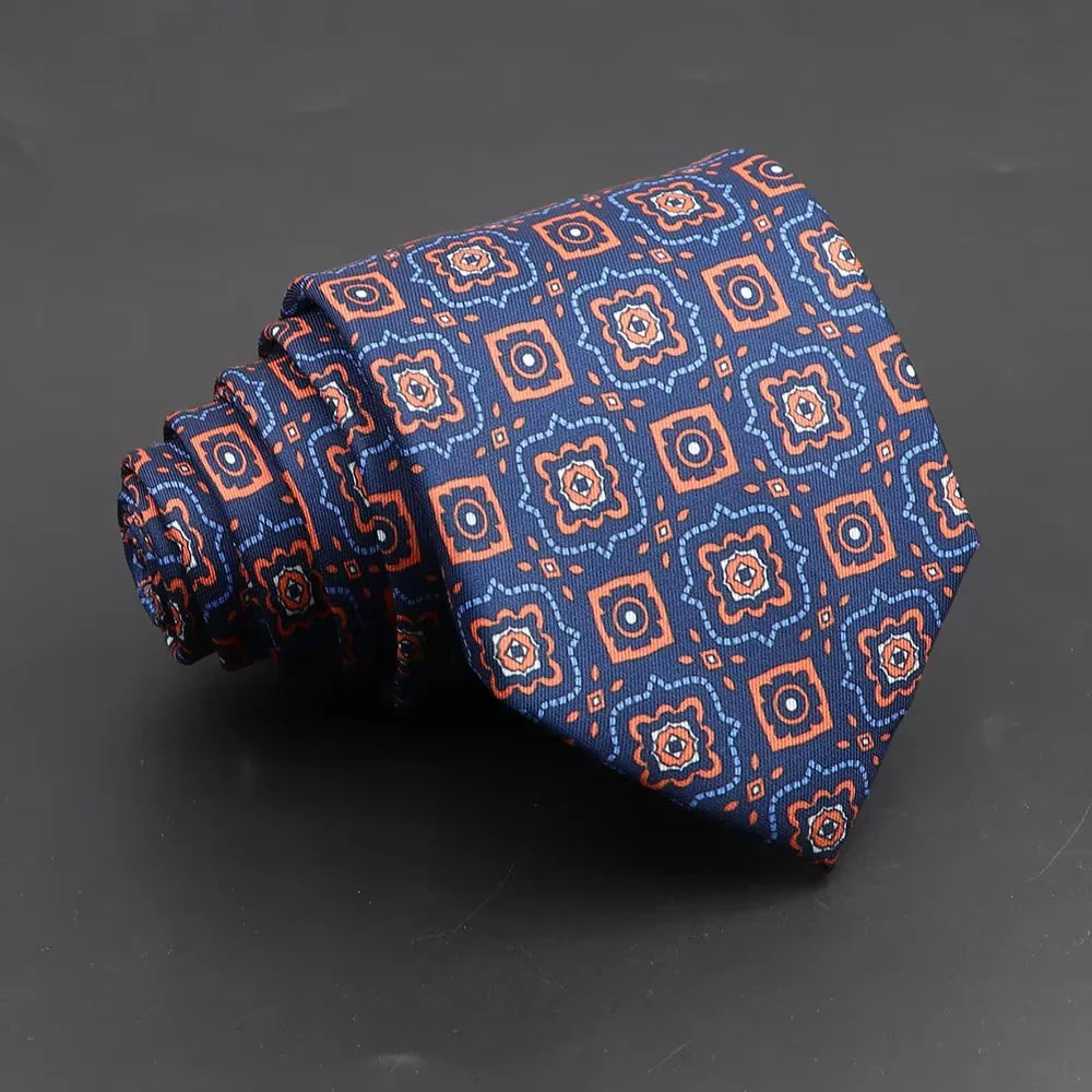 Silk Necktie — Soft Novelty Tie in Bold Patterns & Colors