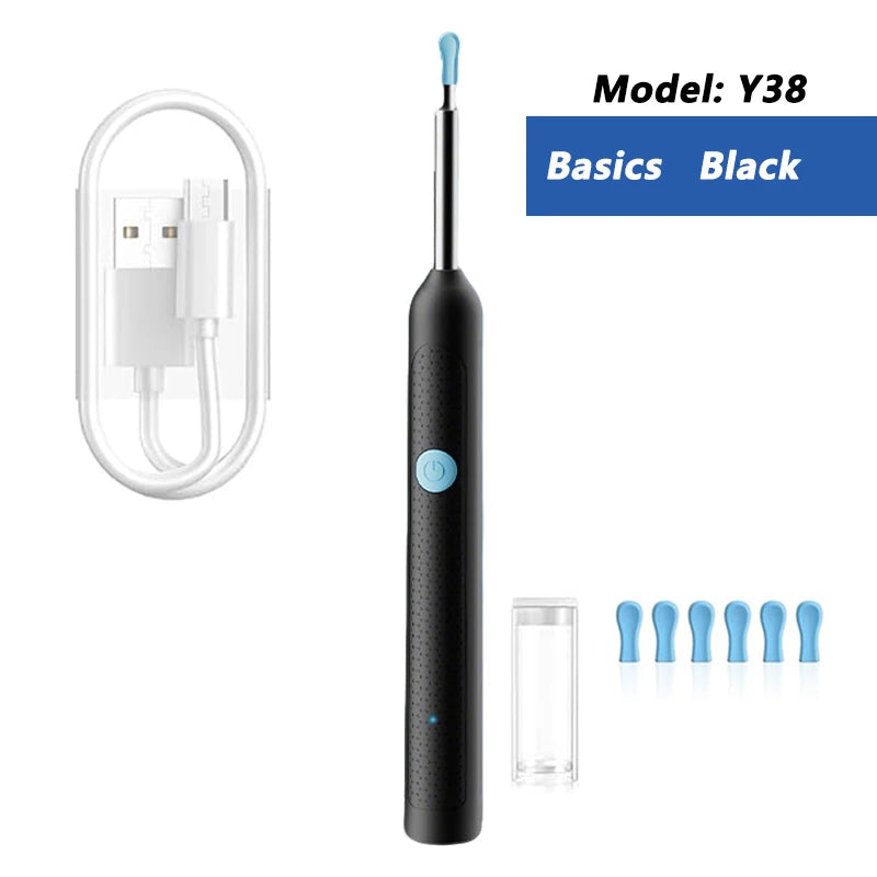 Visual Ear Wax Cleaner with Camera – WiFi Otoscope & Smart Ear Cleaning Kit