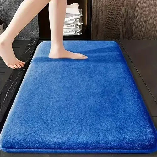 Alfombra de baño de color liso - Antideslizante y absorbente (3 tamaños)
