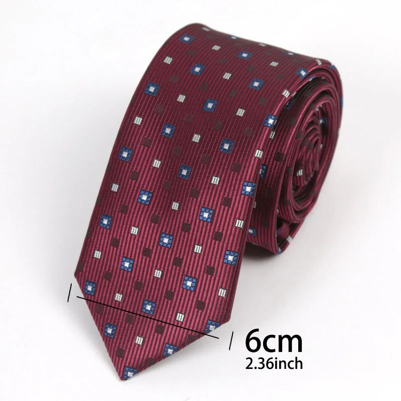 Paisley & Striped Jacquard Necktie Set – Wedding & Business