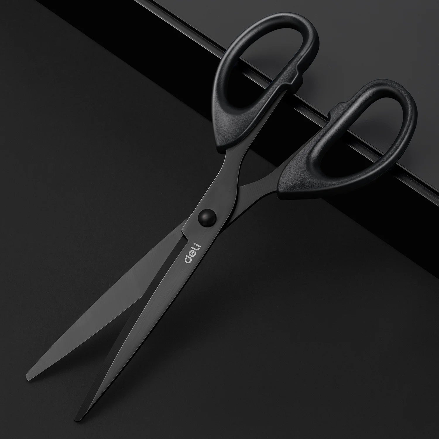 DELI Heavy Duty Office Scissors – Sharp Stainless Steel Cutting Tool