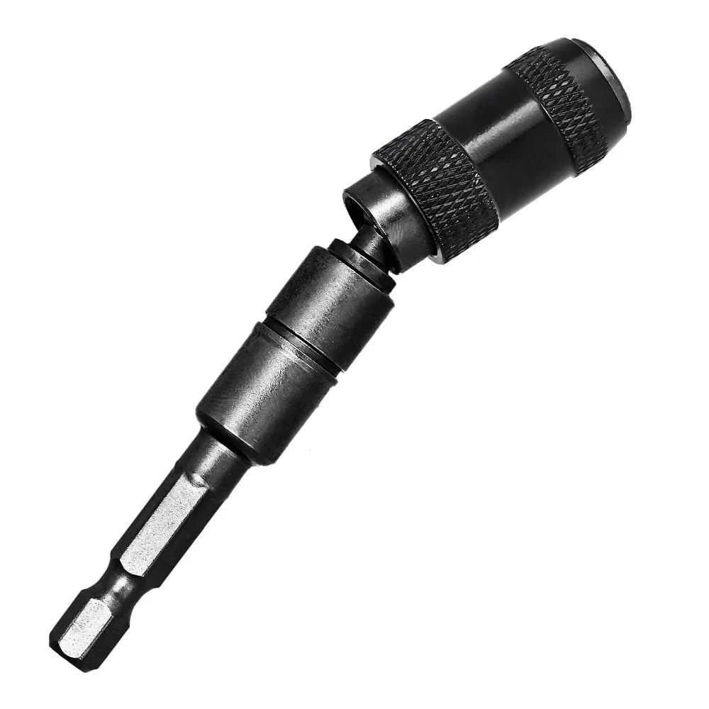 1pc Drill Bit Holder Magnetic Swiveling Bit Tip Holder Set Drill Bit Extension Pivot 1/4 Inch Hex Quick Release Pivoting Screwd