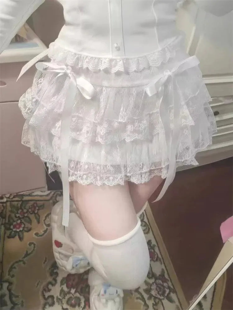 Sweet Ruffle Mini Skirt