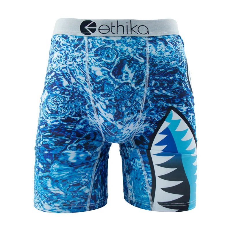 ETHIKA 1 Pieza Calzoncillos Bóxer Hombre Malla Transpirable Entrepierna Bóxers Hombre Tallas Grandes S-3XL Bañador Hombre Bóxers Hombre