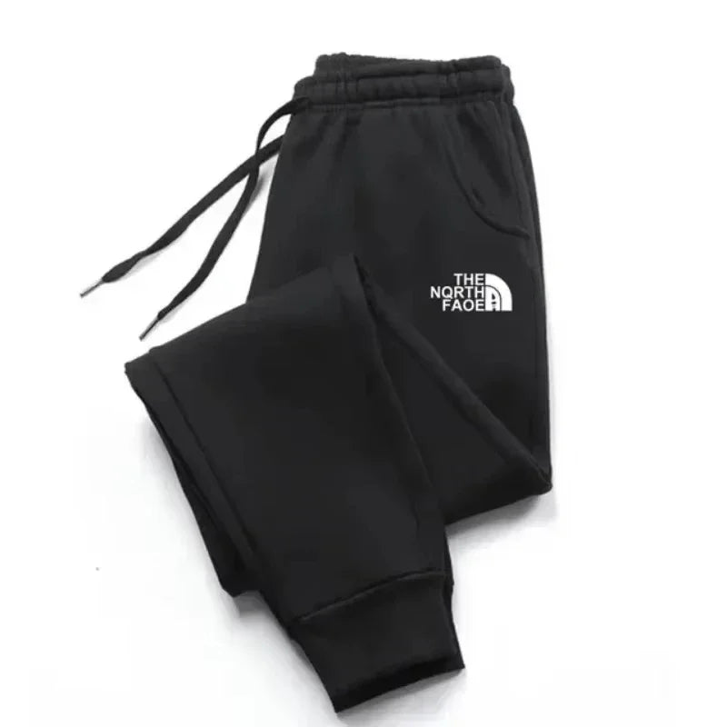 Printed Flannel Sweatpants – Unisex Casual Athletic Pants