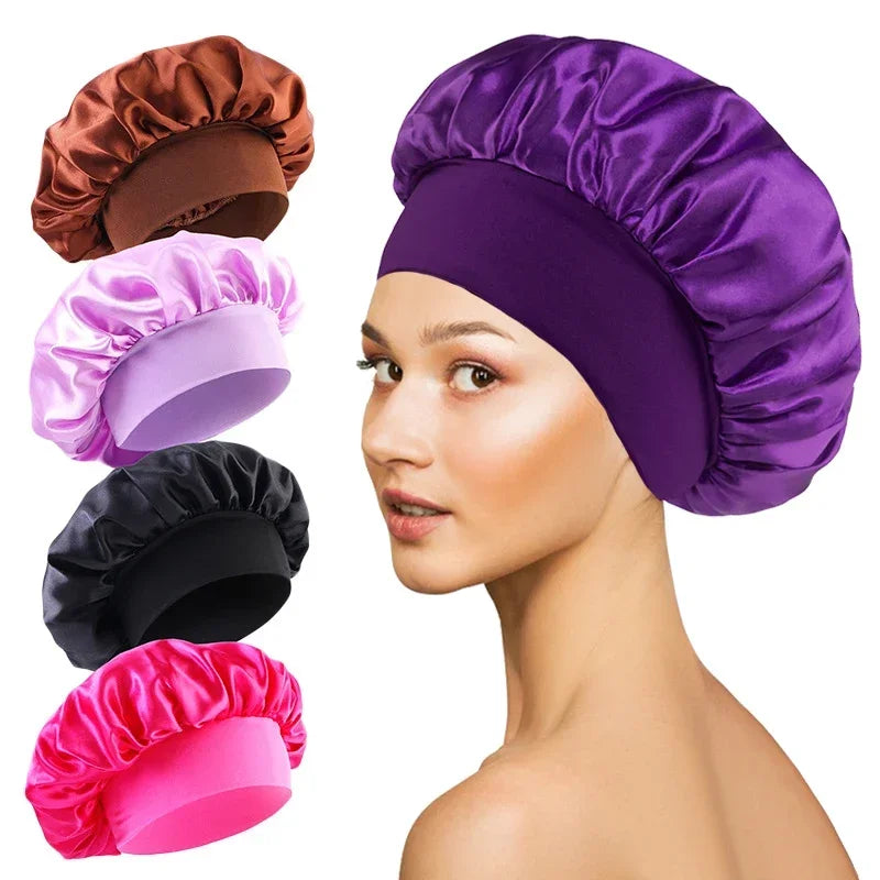 Satin Silk Sleep Bonnet for Hair Protection