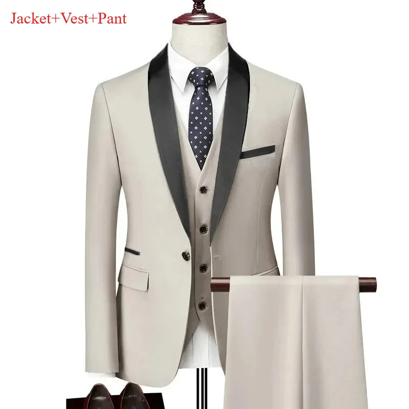 Men's Slim Fit Suit Set | The Daily Drop