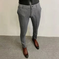 Men's Thickened Woolen Suit Pants - Slim Fit (28-36)