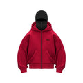 Printed Fleece Zip-Up Hoodie