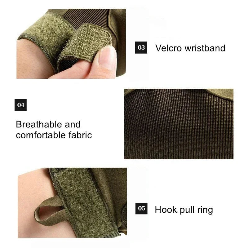 Outdoor Full-Finger Tactical & Sport Gloves