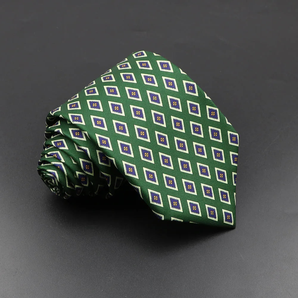 Silk Necktie — Soft Novelty Tie in Bold Patterns & Colors