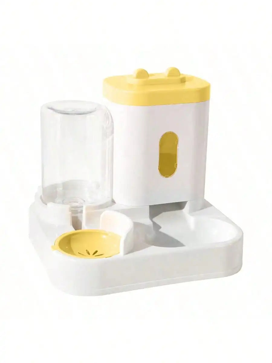 Dispensador y comedero de agua automático por gravedad para gatos – Antiderrames, gran capacidad