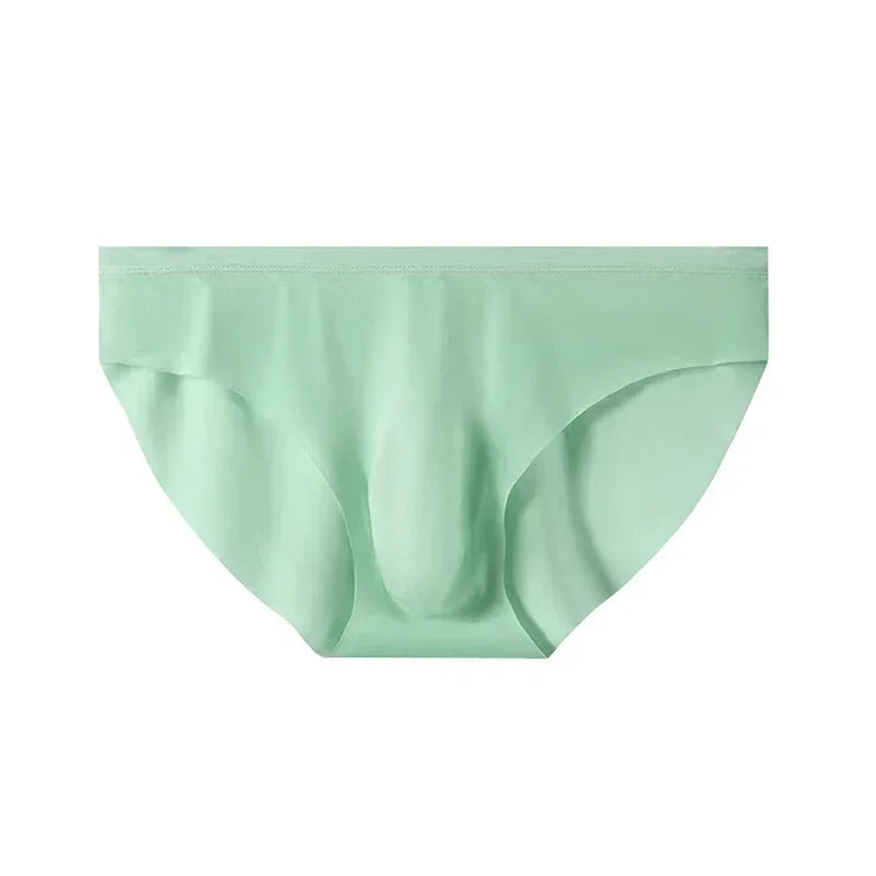 Calzoncillos bóxer de seda helada para hombre – Ropa interior ultrafina transpirable sin costuras