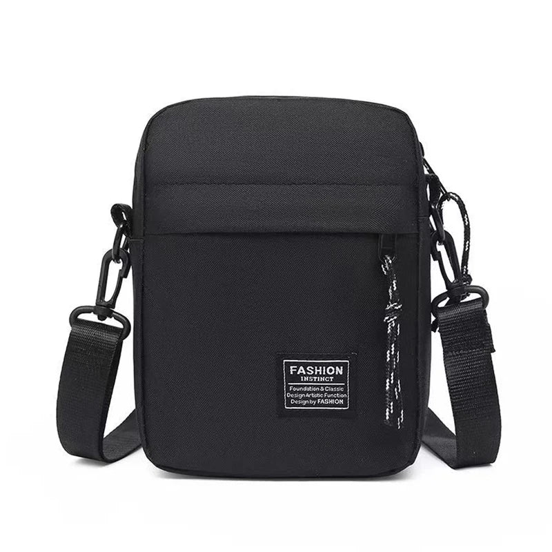 Oxford Fabric Crossbody Shoulder Bag — Lightweight Unisex Satchel for School & Daily Use