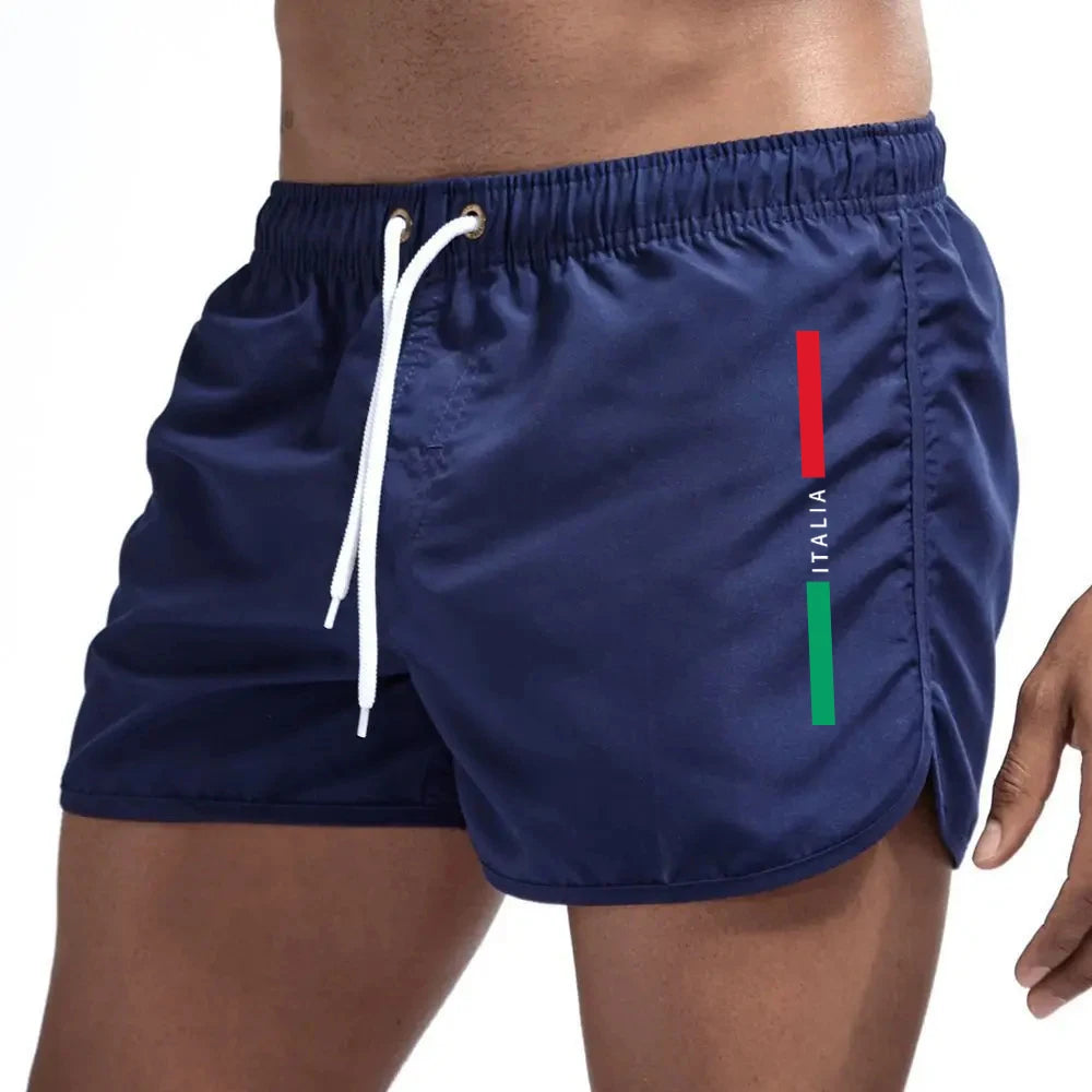 Men's Quick-Dry Beach Board Shorts – Swim & Fitness Shorts