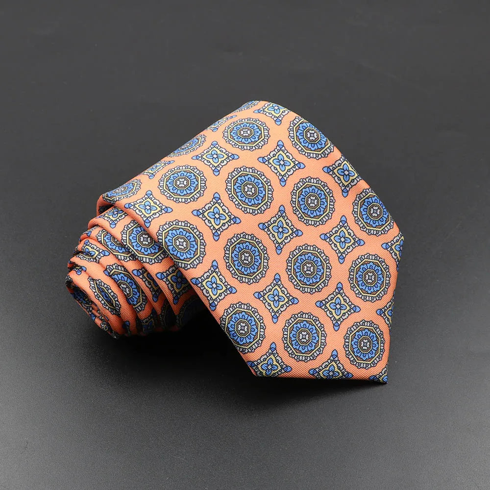 Silk Necktie — Soft Novelty Tie in Bold Patterns & Colors