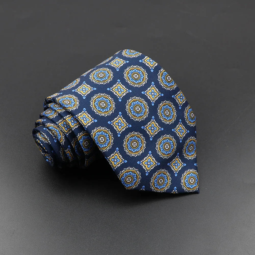 Silk Necktie — Soft Novelty Tie in Bold Patterns & Colors