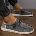 Men's Canvas Slip-On Loafers | Breathable Lightweight Casual Shoes