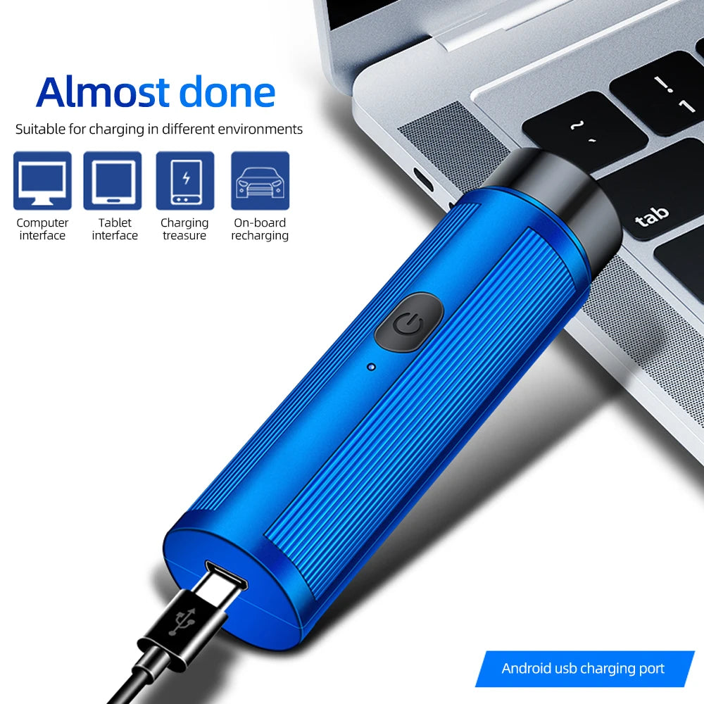 Men's Mini Rechargeable Electric Shaver — Portable Cordless Razor & Epilator