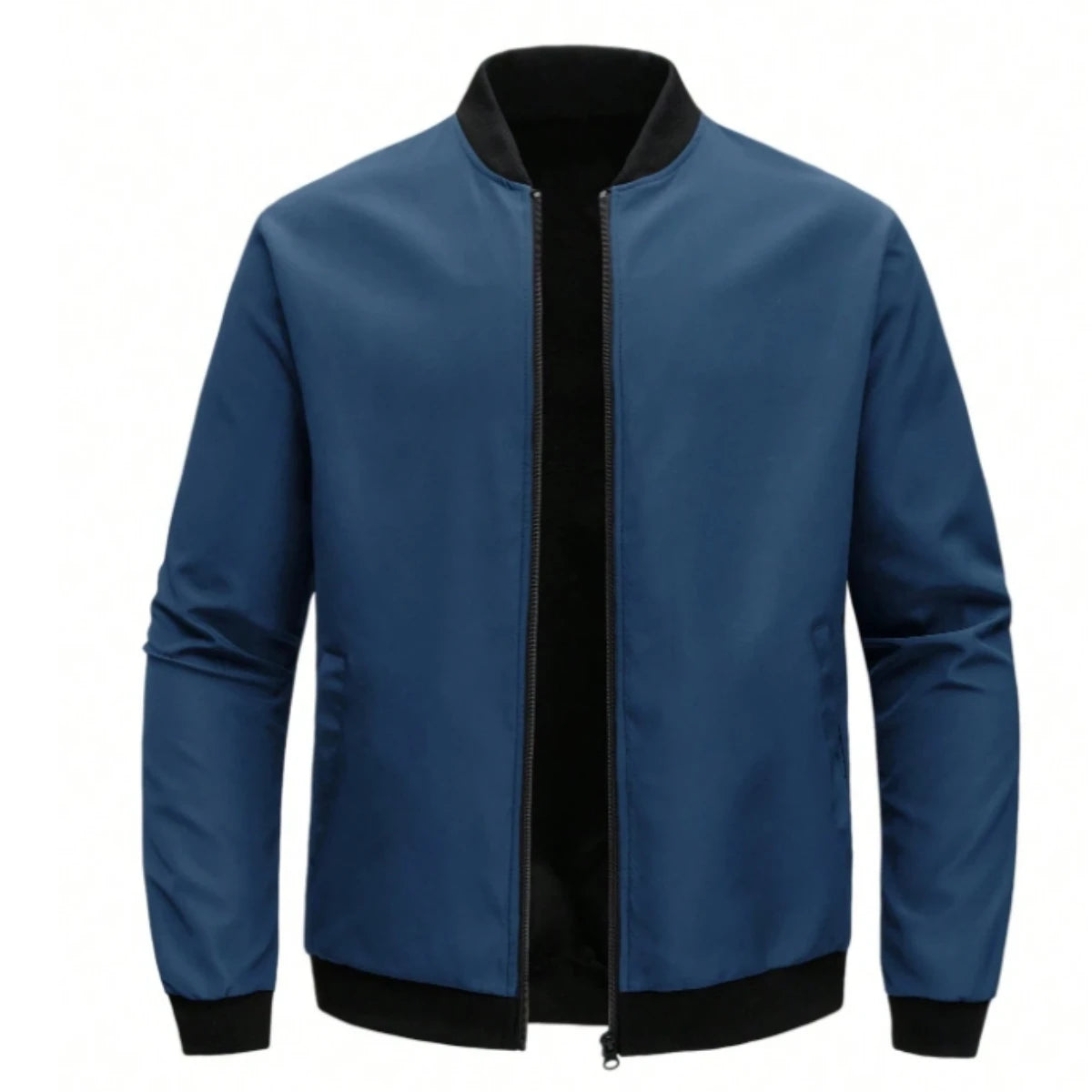 Lightweight Baseball-Collar Jacket