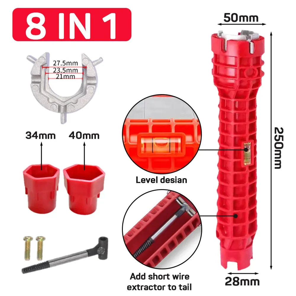 Faucet & Sink Wrench Set — Multi-Function Plumbing Installer Tool