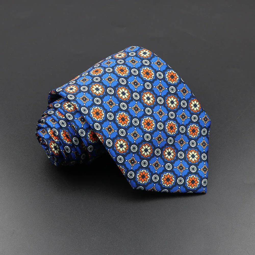 Silk Necktie — Soft Novelty Tie in Bold Patterns & Colors