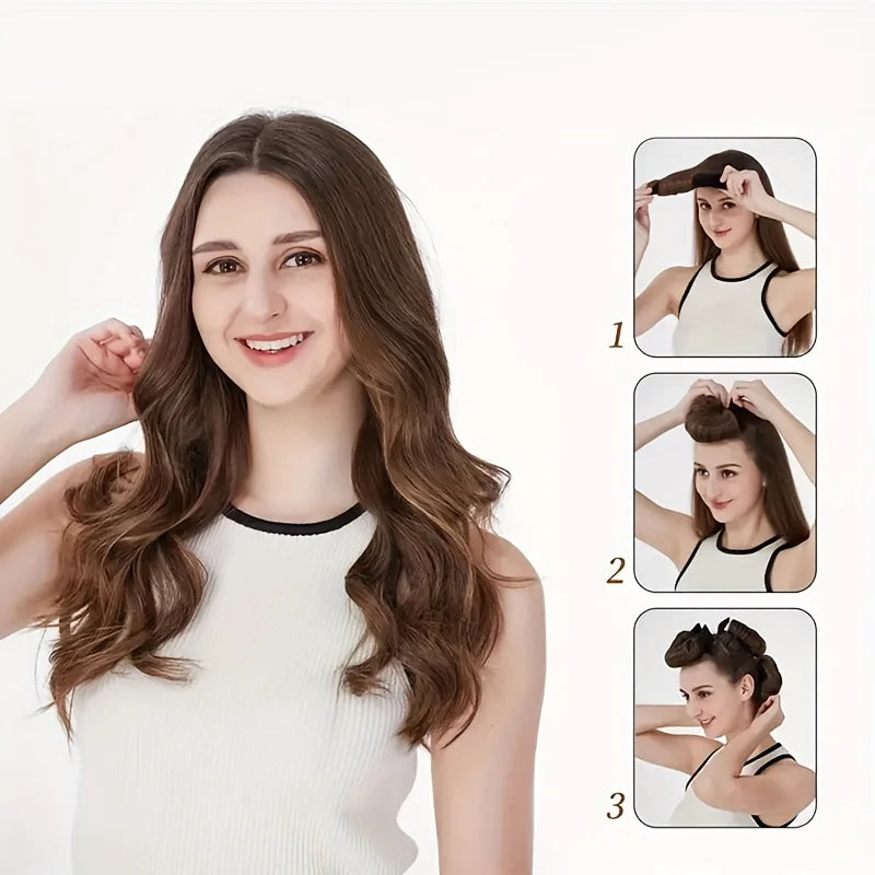 Heatless Hair Curler Set – No-Heat Satin Sleeping Curling Rods