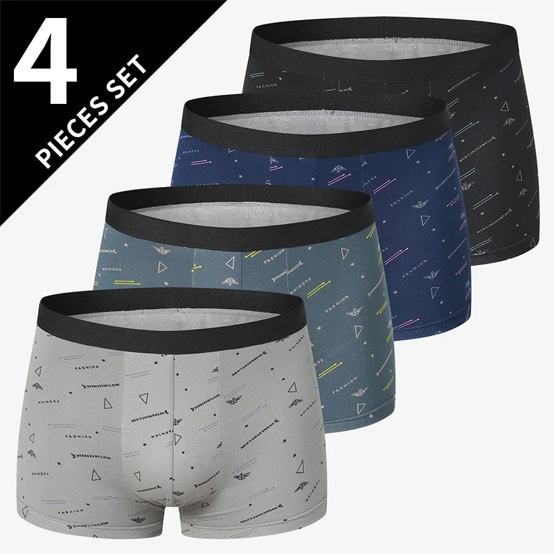 Men's Printed Boxer Shorts – 4-Pack or 10-Pack