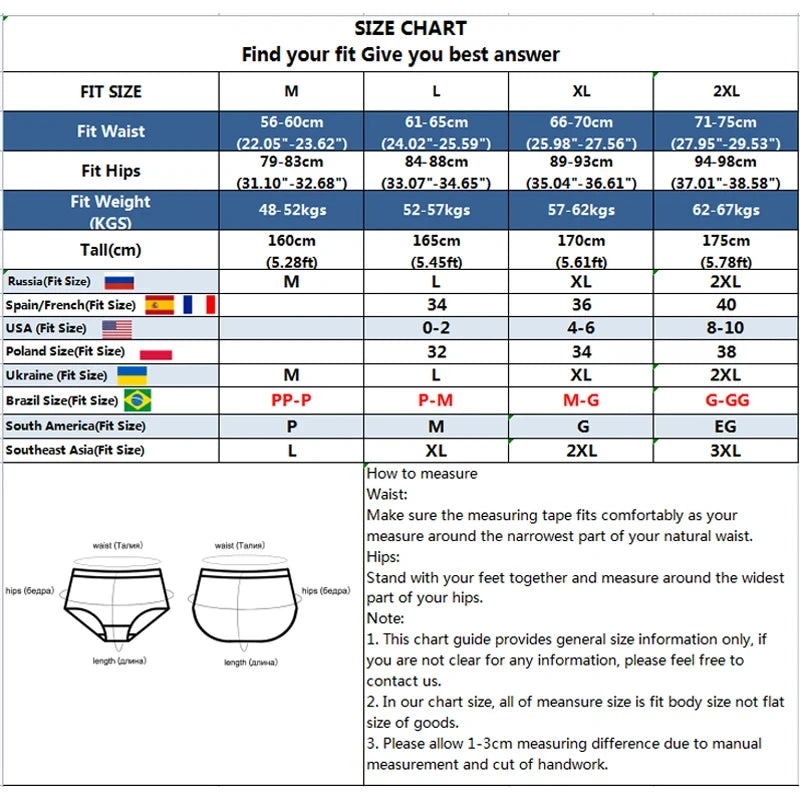 Women's 4-Pack Cotton Striped Briefs | Low-Rise Breathable Underwear M-XXL