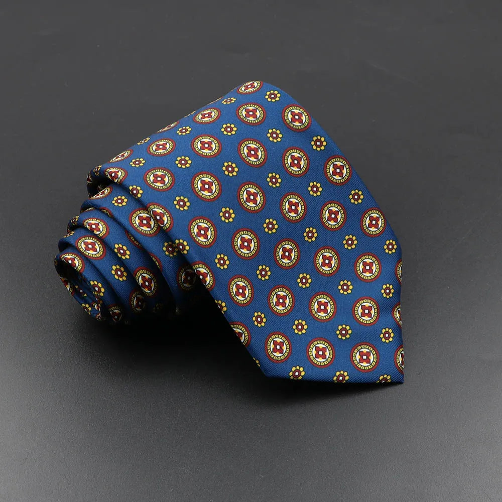 Silk Necktie — Soft Novelty Tie in Bold Patterns & Colors