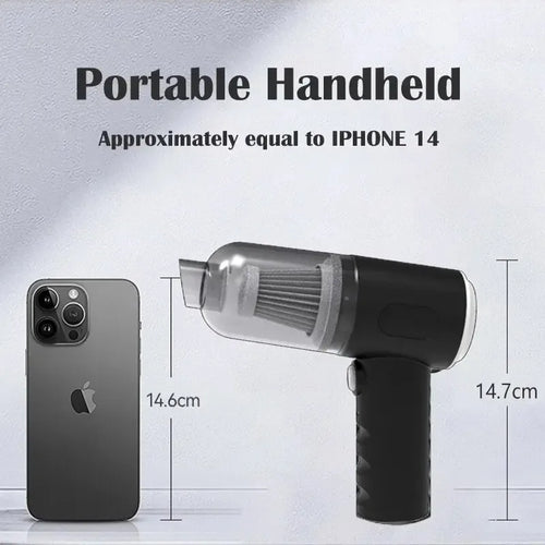 Aspiradora de coche inalámbrica de 9000Pa Carga USB 1200mAh Electrodoméstico de limpieza portátil Mini aspiradora húmeda y seca para el hogar
