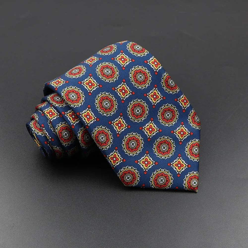 Silk Necktie — Soft Novelty Tie in Bold Patterns & Colors