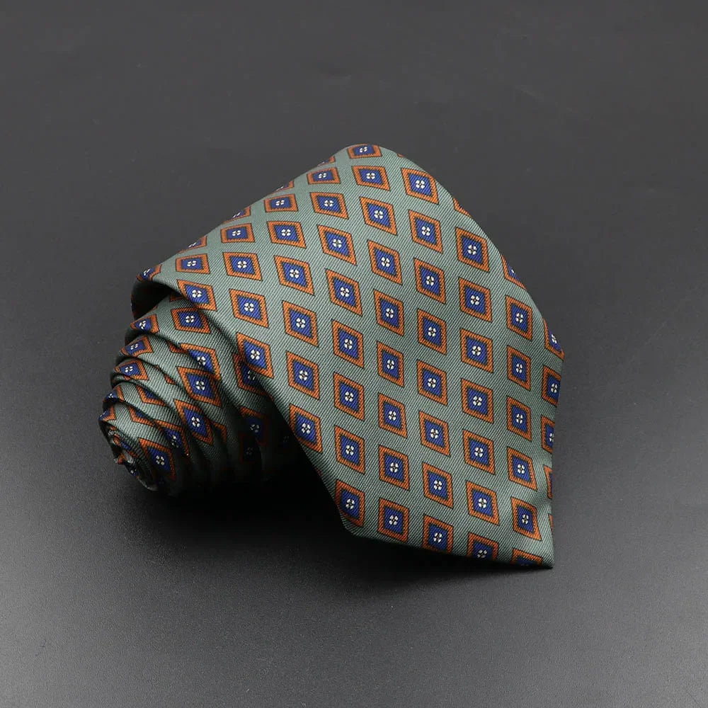 Silk Necktie — Soft Novelty Tie in Bold Patterns & Colors