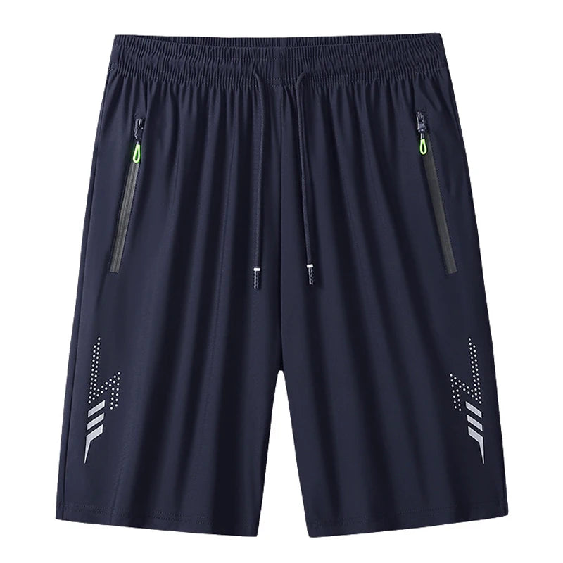 Pantalones Cortos de Verano para Hombre, Ropa Deportiva Fresca, Pantalones Cortos Deportivos para Correr, Parte de Abajo Informal, Gimnasio, Entrenamiento, Jogging, Pantalones Cortos para Hombre, Negro, Gris