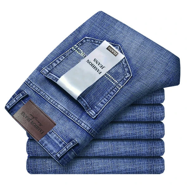 Unisex Stretch Straight Business Jeans