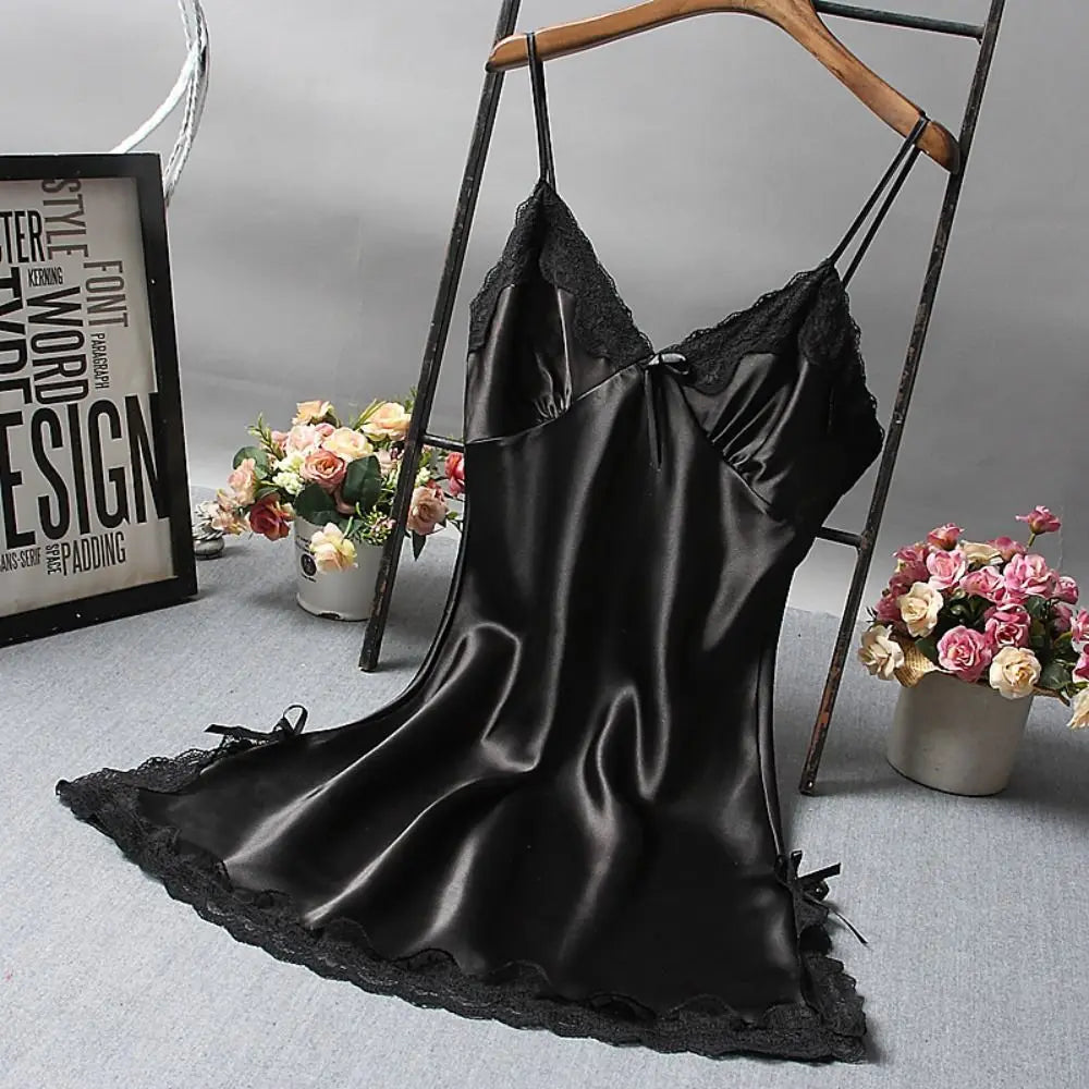 Lace Patchwork Camisole Nightgown