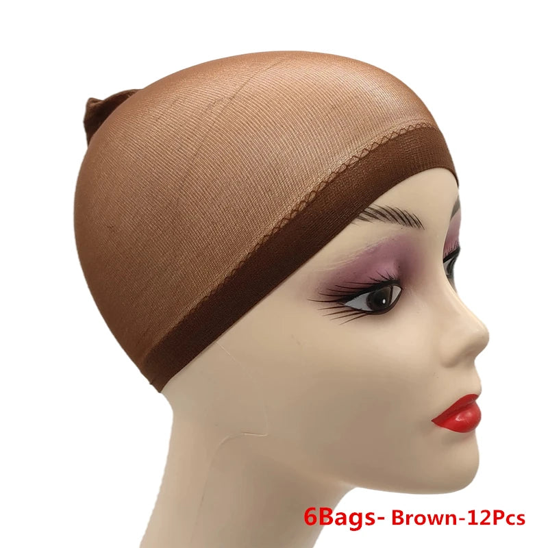 Nylon Mesh Wig Cap — Breathable Dome Cap