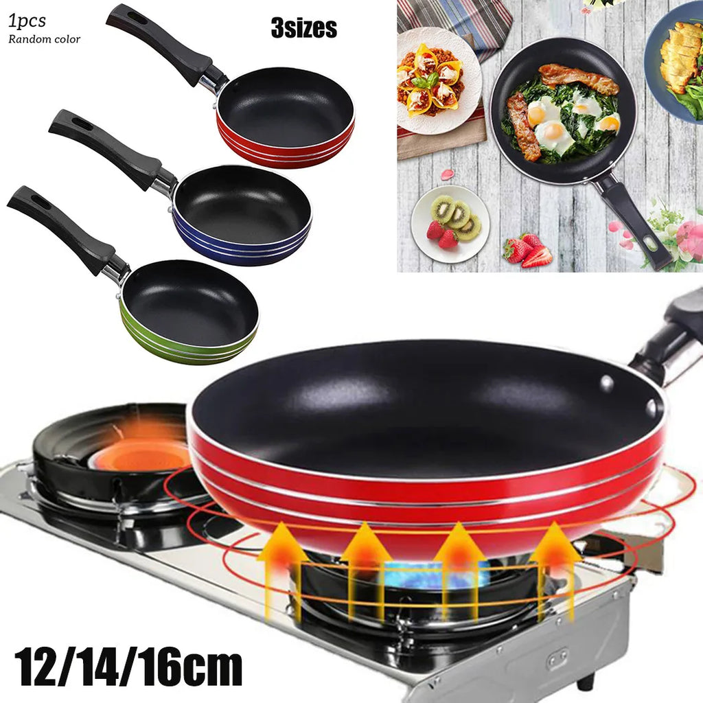 Mini Non-Stick Stainless Steel Frying Pan – Single-Serve Skillet for Eggs & More