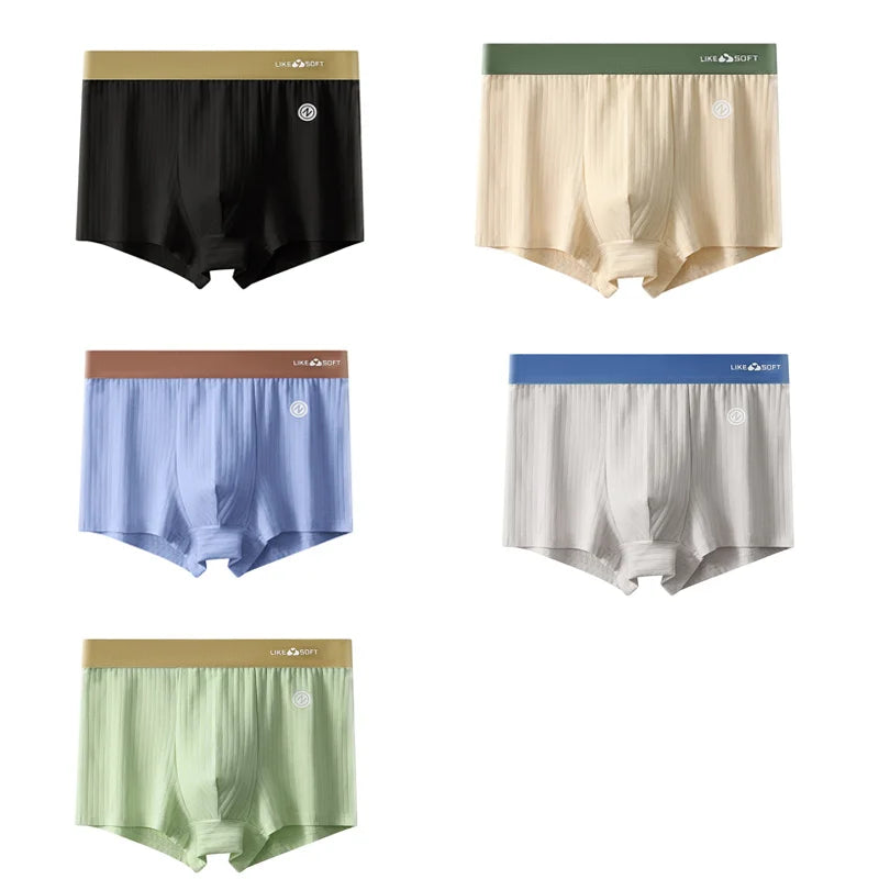 Calzoncillos bóxer a rayas para hombre – Ropa interior de ajuste cómodo, paquete de 5