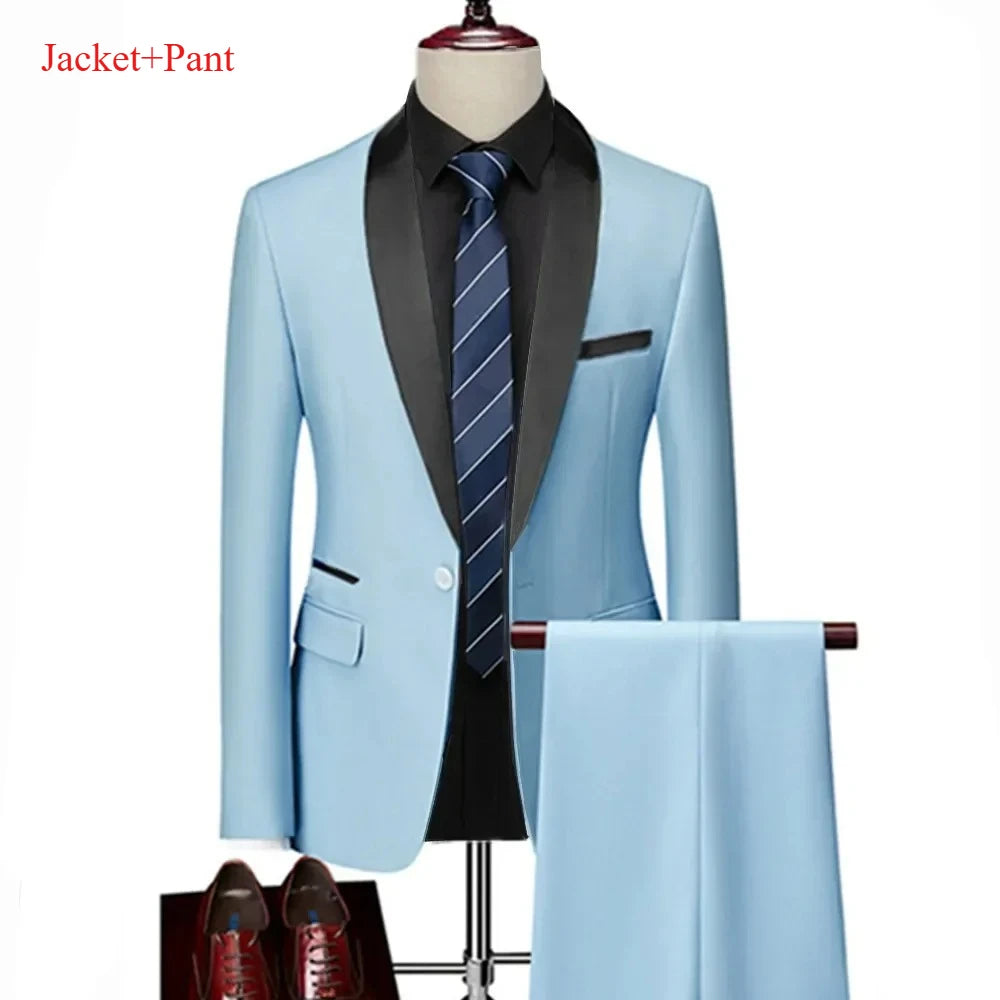 Men's Slim Fit Suit Set | The Daily Drop